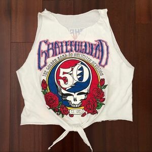 Grateful Dead summer cut-out shirt
